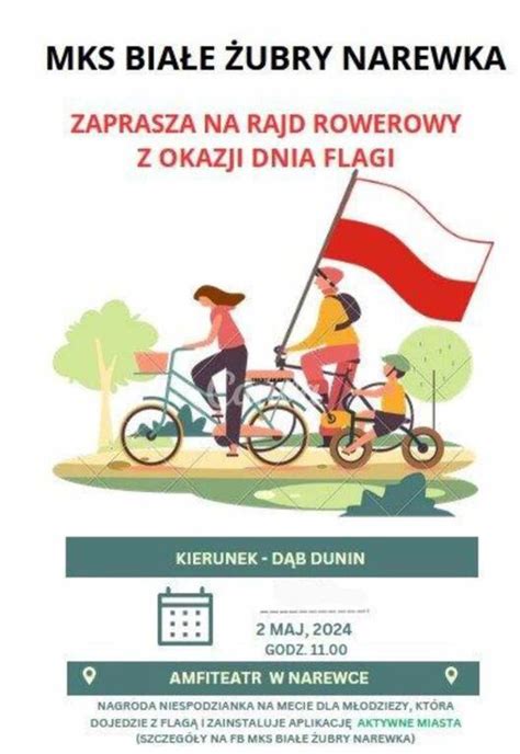 Rajd rowerowy z okazji Dnia Flagi Puszcza Białowieska Zwolnij