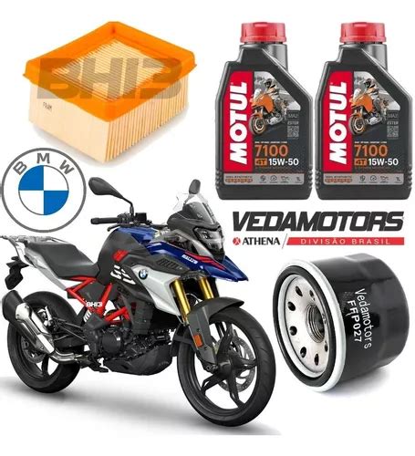 Motul 7100 15w50 Kit Troca Óleo Ar Fram Bmw G 310 Gs Ffp027