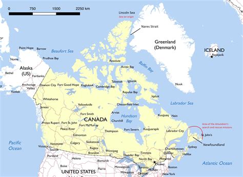 Labrador Sea On Map at Clara Stamps blog