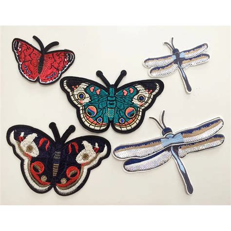 1pcs Butterfly Patches For Clothing Iron Embroidered Patch Applique Iron On Patch Diy Sewing