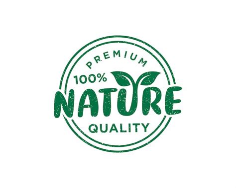 Premium Vector Percent Nature Label Sticker Badge Logo Vector