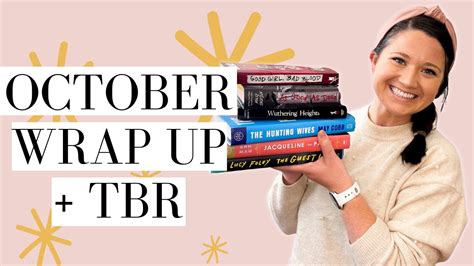 October Reading Wrap Up November Tbr Youtube