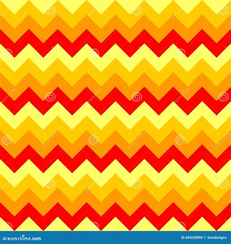 Chevron Pattern Seamless Vector Arrows Geometric Design Colorful Yellow