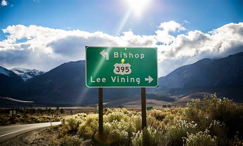 map of hwy 395 california