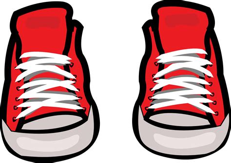 running shoes clip art 2