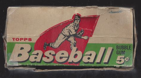 Lot Detail 1958 Topps Baseball Empty Wax Display Box