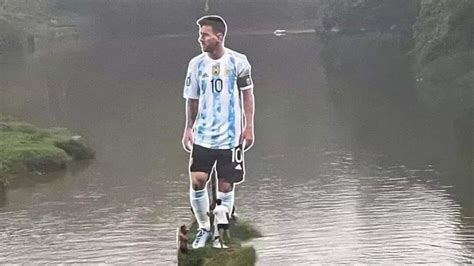 FIFA World Cup 2022 Giant Cutouts Of Messi Neymar Ronaldo Set Up In