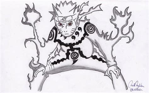 Naruto Kyuubi mode by Madzia1994 on DeviantArt