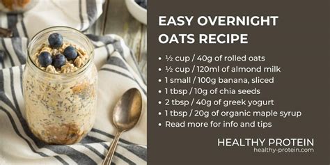 Easy Overnight Oats Recipes Tips