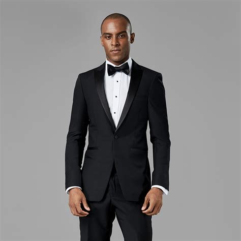 Black Peak Lapel Tuxedo Custom Tuxedos Black Lapel