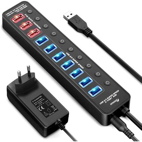 Apanage Hub Usb Aliment Port Usb Splitter Port Transfert De