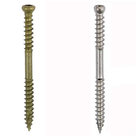 Round Head Double Thread Torx Wood Decking Screws With Geomate Coating