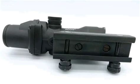 Trijicon Acog Clone 4×32 Scope Reticle Sight Cross Red Fiber Optic Scope 223 – Tacos Y Mas