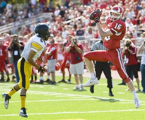 Hinsdale Centrals Chase Hamilton Catches The Ball As Hinsdale Souths