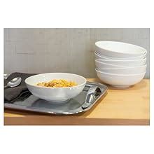 Amazon BIA Cordon Bleu Everyday Porcelain Low Soup Bowls Set Of 8