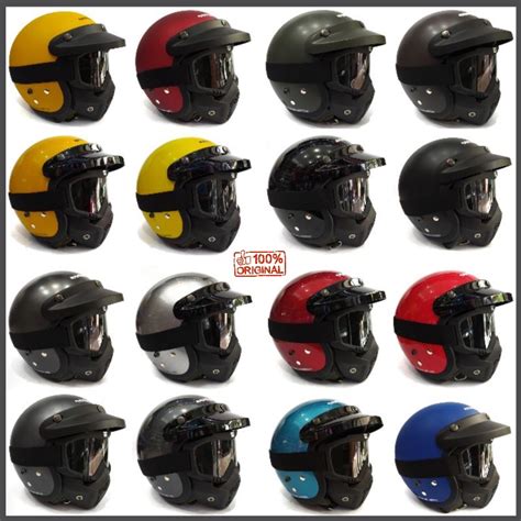 Jual Pelindung Kepala Helm Merk Cargloss Pet Dan Goggle Masker Shopee