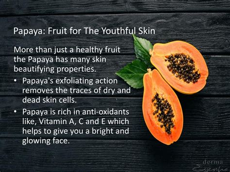 Ppt Aloe Vera And Papaya Skincare Benefits Powerpoint Presentation