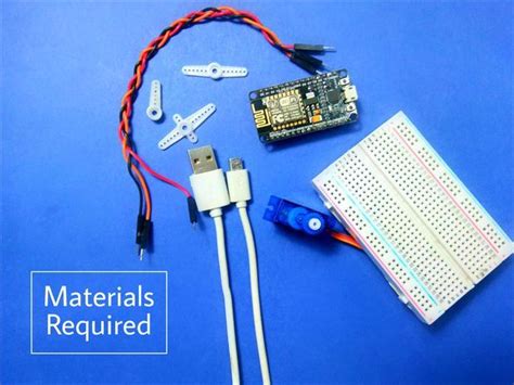 Interfacing Servo Motor With NodeMCU Interfacing Diy Electronics Motor