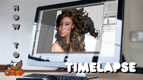 COMO EDITAR CABELO NO GIMP SELEÇÃO LIVRE TIMELAPSE YouTube