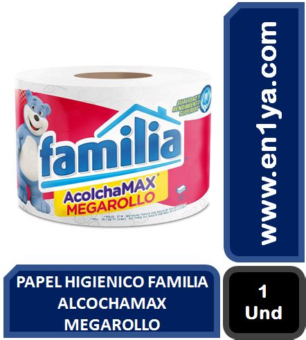 Papel Higienico Familia Alcochamax Megarollo X Unidad