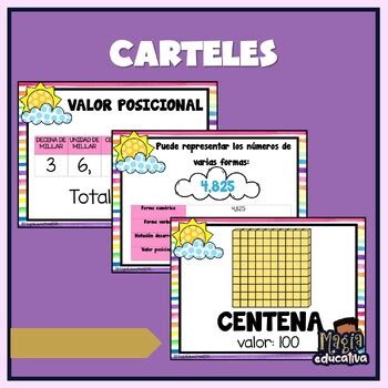 Valor Posicional D Gitos Value Place Spanish By Magia Educativa