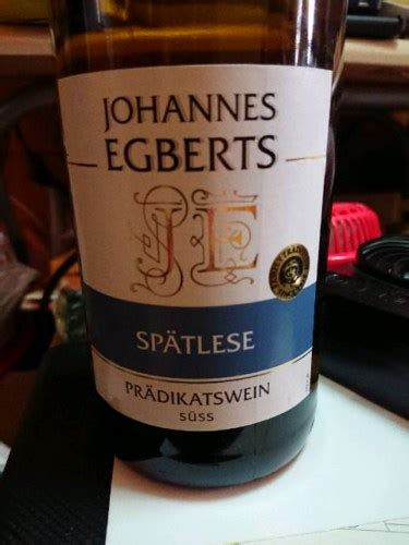 Johannes Egberts Piesporter Michelsberg Riesling Sp Tlese Vivino