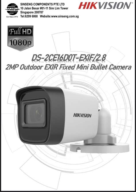 Ch Hikvision Camera Mp Mp Mp Mp Package Full Hd P Dome