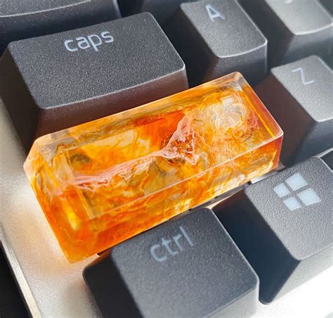 Handmade Resin Keycap Clear Keycap Cherry Mx Keycap Custom Etsy In