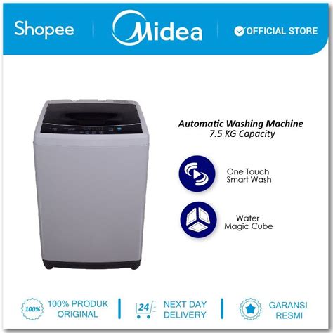 Jual MESIN CUCI MIDEA 7 5KG MAE7501 MESIN CUCI 1 TABUNG 7KG MESIN CUCI