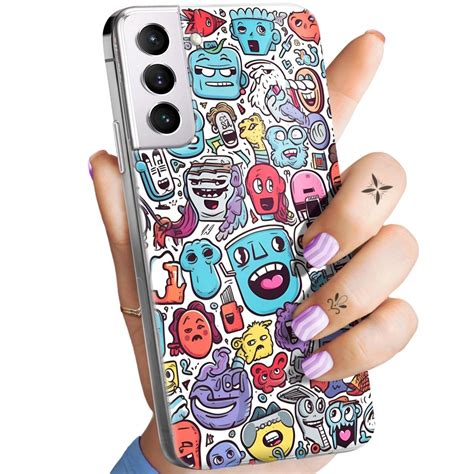 Etui Do Samsung Galaxy S G Wzory Doodle Zwierz Ta Potwory Rysunki