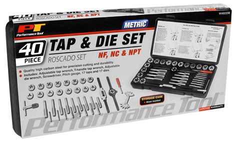 buy performance tool wdb  piece metric tap  die set coarse