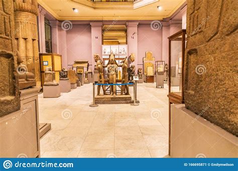 Statue Of The Gods Horus And Set With Ramesses Iii In The Egyptian