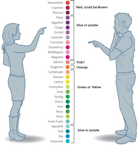 How Women And Slightly Colorblind Men See Colors Pics