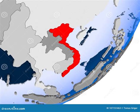 Mapa De Vietnam Ilustra O Stock Ilustra O De Globo
