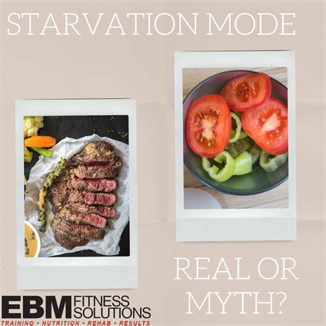 Starvation mode: real or myth? — EBM Fitness Solutions