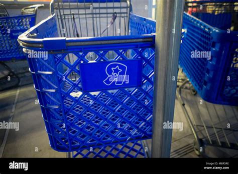 The Toys R Us logo on a shopping cart at their store in a strip mall in the Long Island City ...