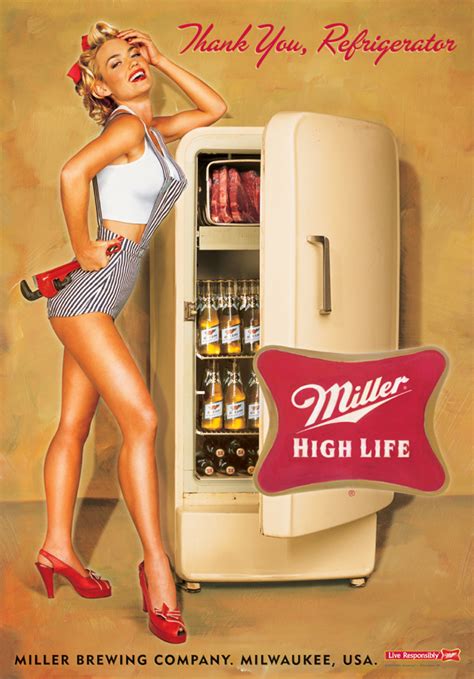 Brand Imagination Miller High Life Classic Ads Posters