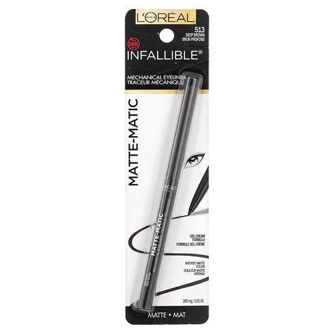 L Or Al Infallible Matte Matic Mechanical Eyeliner Deep Brown