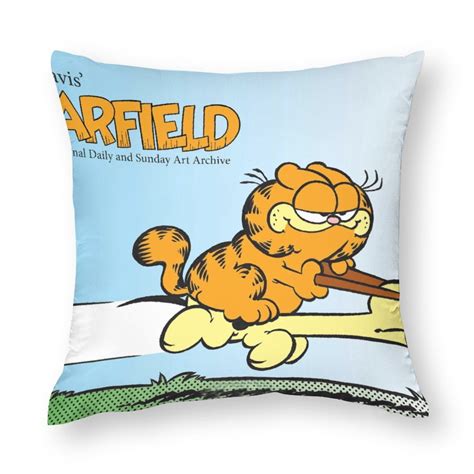 GARFIELD 21 Throw Pillow Covers 16X16 Inch Decorative Square Cushion