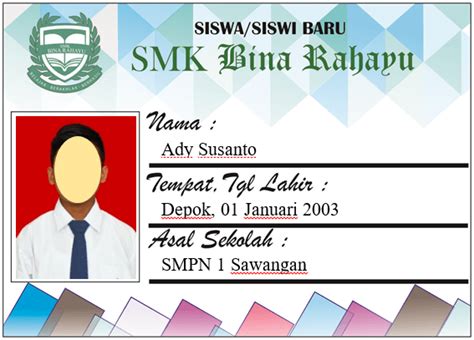 Download Id Card Smk Bina Rahayu