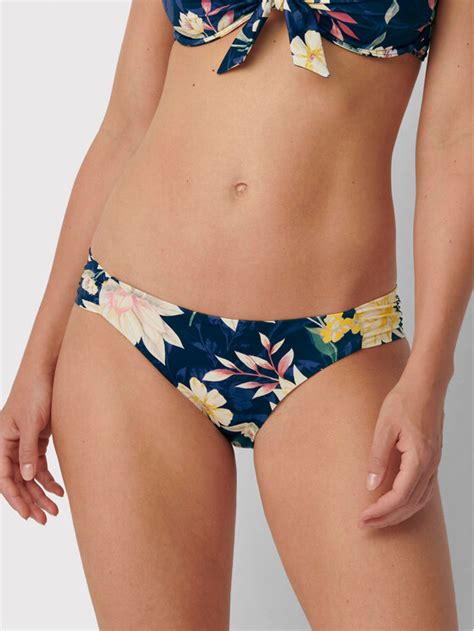 Triumph Bikini Unterteil Botanical Leaf Dunkelblau Modivo De