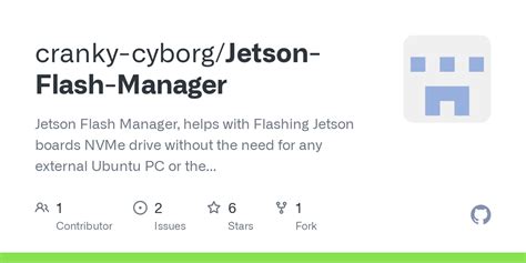 GitHub Cranky Cyborg Jetson Flash Manager Jetson Flash Manager