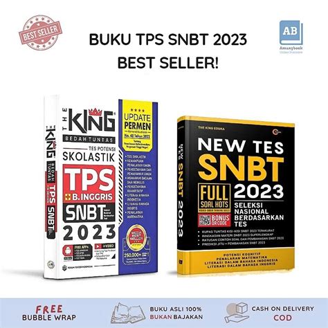 Jual Buku New Tes Snbt The King Tps Snbt 2023 And Buku Bestie Snbt Tps