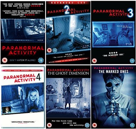 Paranormal Activity Quadrilogy Complete Dvd Collection 1 4