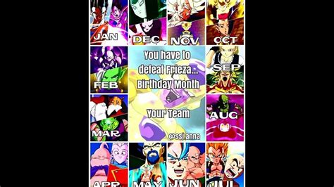 Your Birthday Months Your Characters YouTube