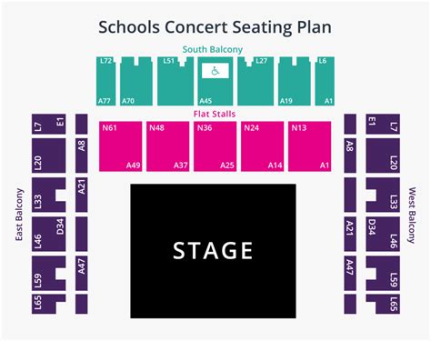 Schools Concert Seating Plan - Concert Brighton Centre Seating Plan, HD ...