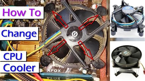 How To Change Cpu Cooler Fan On Your Pc Replace And Install The Cpu