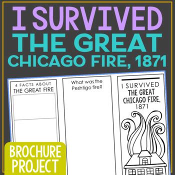 I SURVIVED THE GREAT CHICAGO FIRE Novel Study Unit Reading Comprehension