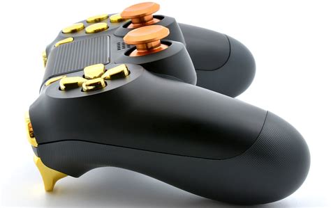 Buy Smart Black Gold With Aluminum Thumbsticks PRO Modded Controller