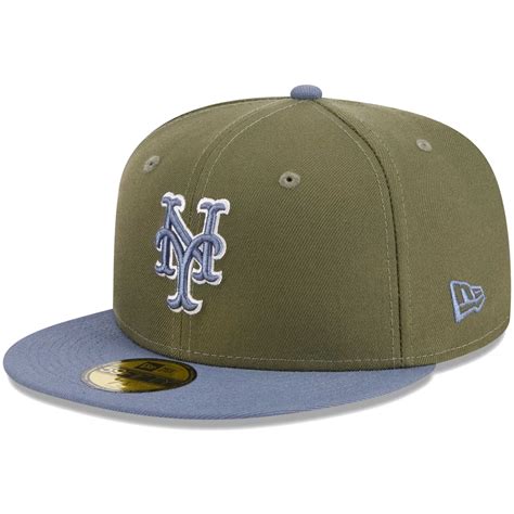 New Era New York Mets Olive/Blue 2023 59FIFTY Fitted Hat